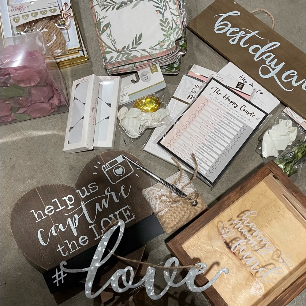 Wedding items